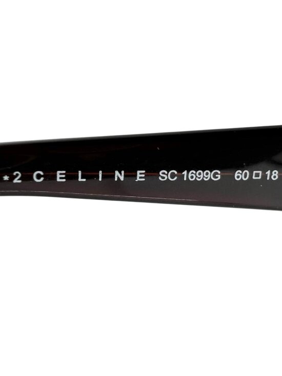 Celine Triomphe Acetate Brown Sunglasses Gold Eyewear main image 12